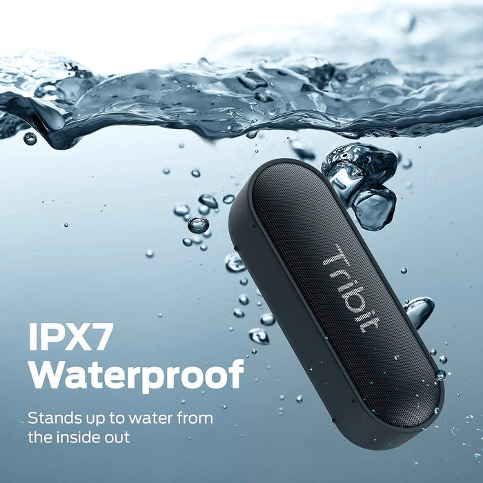 Tribit XSound Go Przenośny Głośnik Bluetooth, 17.02 x 5.59 x 5.84 cm, Czarny