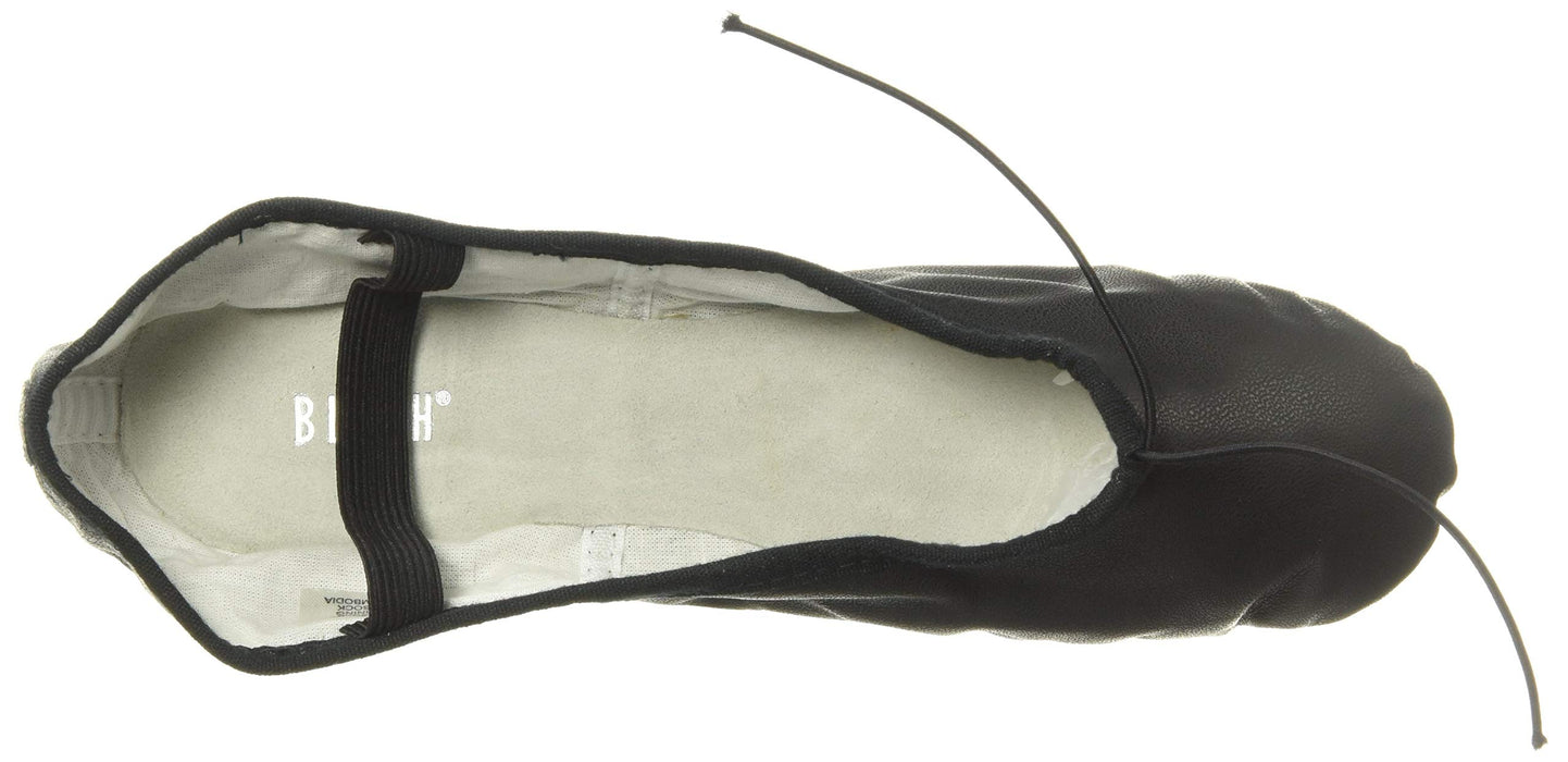Bloch kobiety S0205L Bloch Dance damskie Dansoft pełna podeszwa skórzane kapcie baletowe/buty, Czarny - 36.5 EU