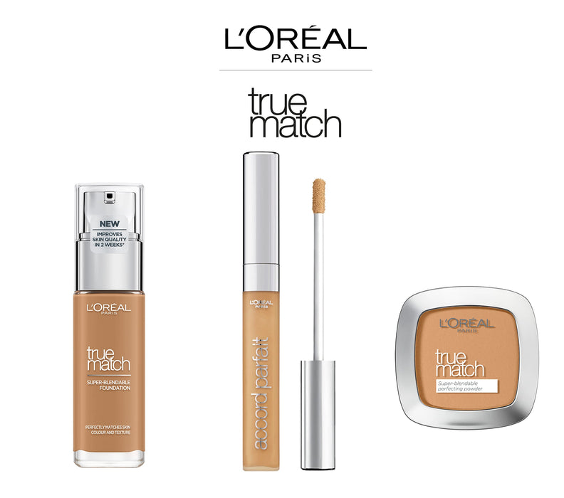 L'Oréal Paris True Match puder prasowany, optyczne wygładzenie i wyrównanie, C1 Rose Ivory, 9 g