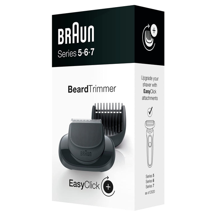Braun EasyClick Nakładki Do Golarki Elektrycznej Serii 5, 6 i 7, Czarny, 2 nasadki