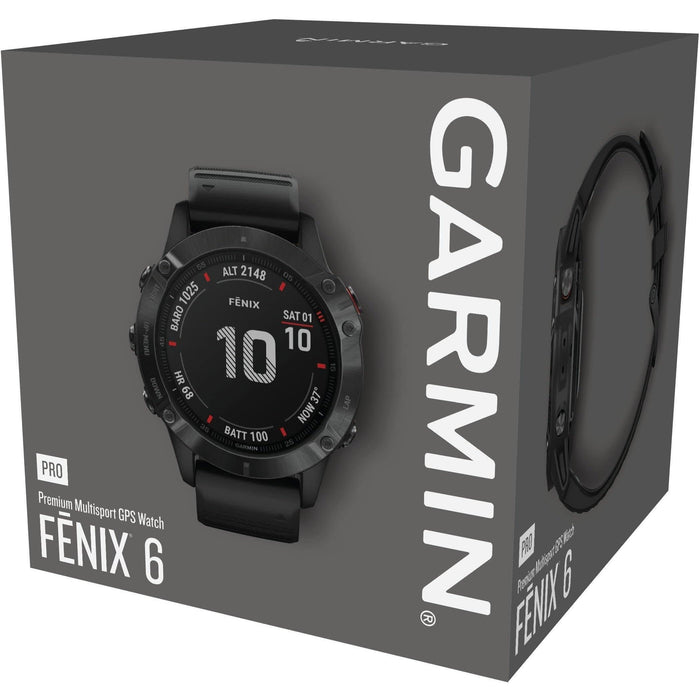 Garmin Fenix 6 Pro multisportowy zegarek GPS, czarny