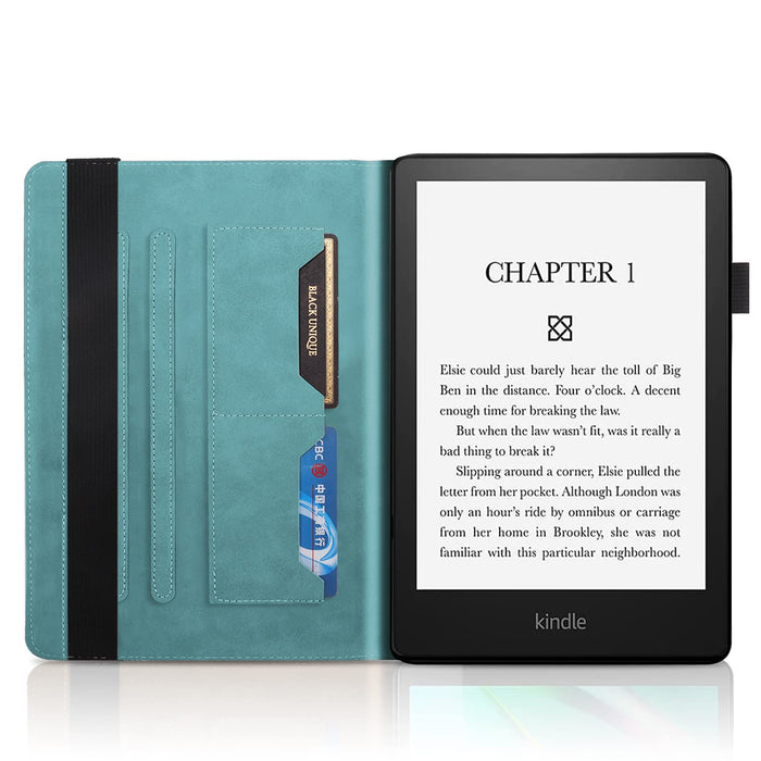 Bspring Etui pasuje do Kindle Paperwhite 6,8" (wersje 11. generacji, 2021), ultra lekka obudowa klasy premium, z automatycznym budzeniem/uśpieniem, do Amazon Kindle Paperwhite 2021, niebieska