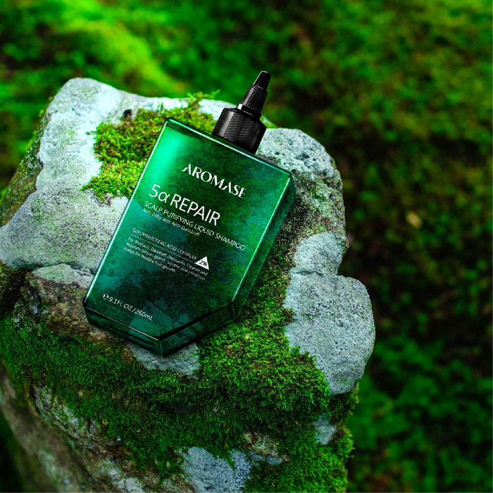 AROMASE Liquid Pre-Szampoo 5a Repair – skuteczny przeciwko łupieżowi, łuszczycy i tendencji do wypadania włosów – 80 ml
