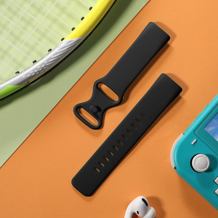 Dirrelo Bransoletka kompatybilna z Fitbit Charge 5 dla kobiet i mężczyzn, miękki silikonowy pasek TPU, sportowy oddychający, wodoszczelny pasek zapasowy do zegarka Fitbit Charge 5, mały i duży