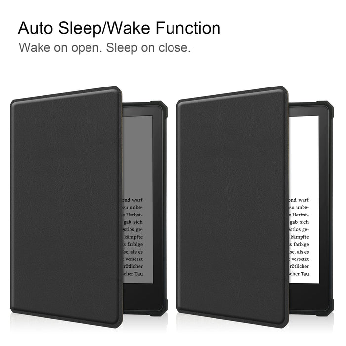 Billionn Etui na 6,8" Kindle Paperwhite (11. Generacja, 2021) i Kindle Paperwhite Signature Edition, Miękkie wnętrze o Strukturze Plastra Miodu, Z funkcją Auto Sleep/Wake, Czarne