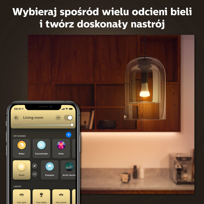 Philips Hue White ambiance Żarówka E27 1600 lm 13W (100W), wiele odcieni bieli, możliwość przyciemniania, inteligentne oświetlenie