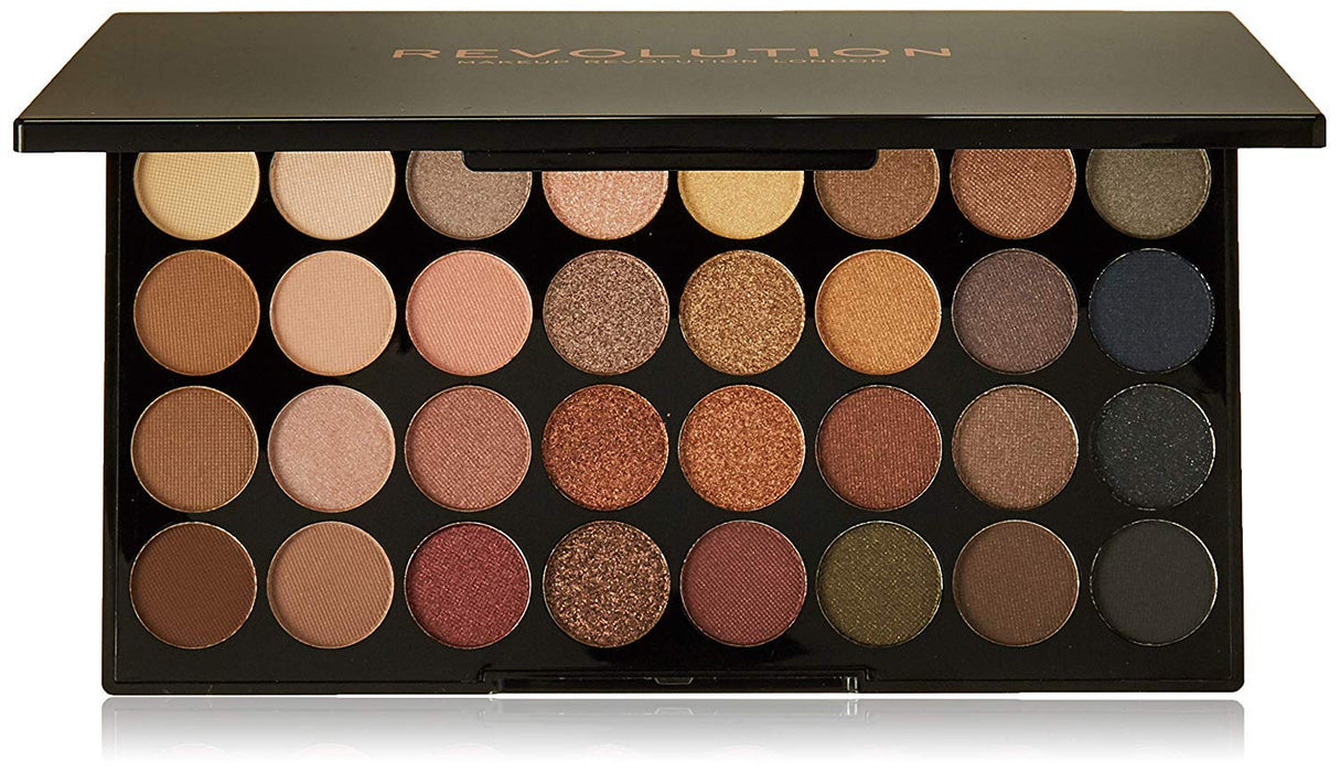 Makeup Revolution Shimmers And Matte Nudes Ultra 32 paleta cieni do powiek