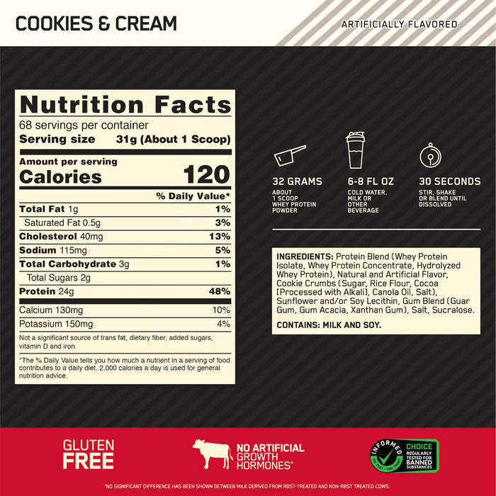 Optimum Nutrition 1088292 Odżywka Białkowa, 2.11 kg