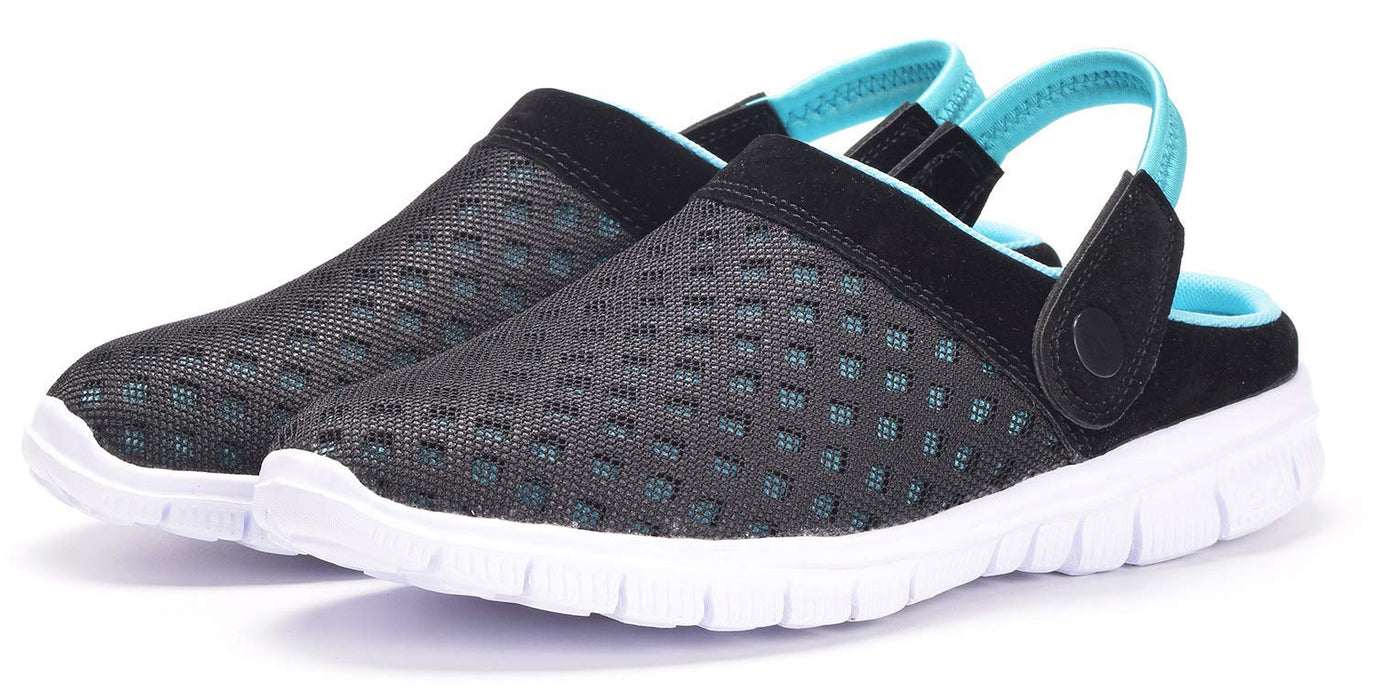 Unisex Clogs Kapcie Muffin dół Codzienne Drag Pantofle Lato Beach Buty Sandały dla kobiet i mężczyzn, niebieski, 40 EU