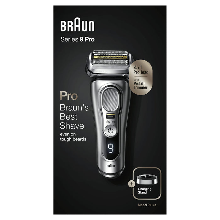 Braun Series 9 Pro Premium Golarka Elektryczna, Srebrny/Czarny