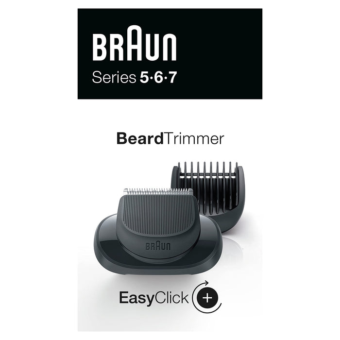 Braun EasyClick Nakładki Do Golarki Elektrycznej Serii 5, 6 i 7, Czarny, 2 nasadki