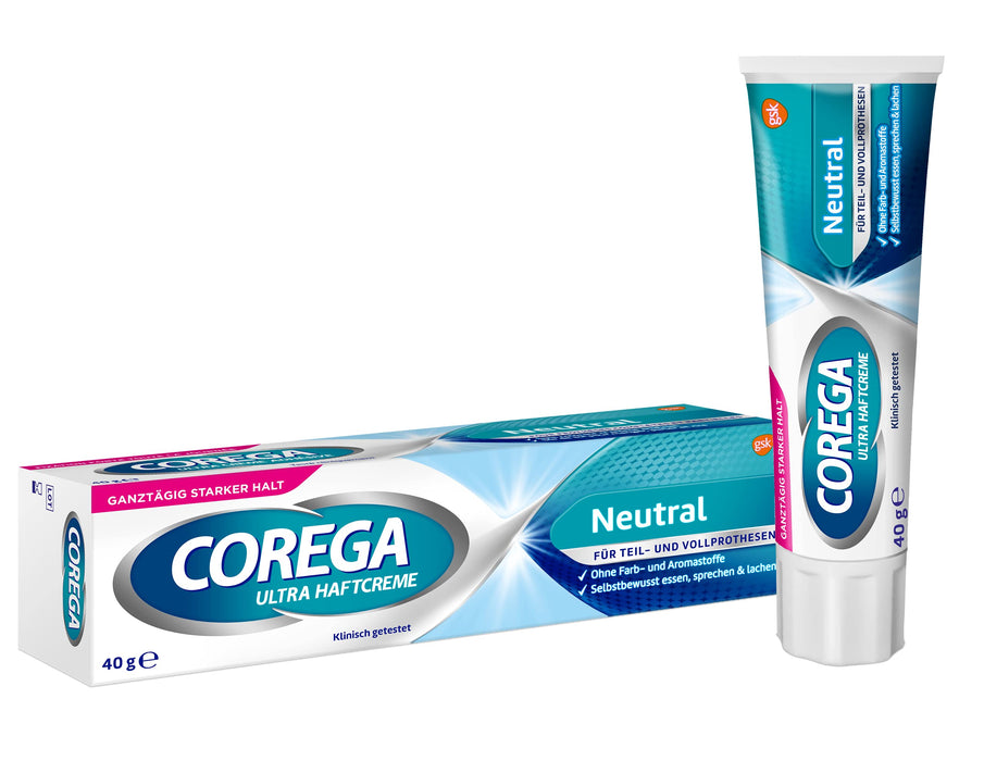Corega ‎60000000118679 Krem Przylegający do Zębów, 40 g, Biały
