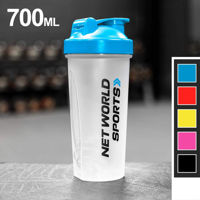 Shaker proteinowy 700ml FORZA – wolny od BPA i ftalanów z niecieknącą zakrętką | Sportowa butelka na wodę | Shaker do koktajli proteinowych