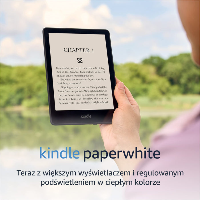 Kindle Paperwhite (8 GB) – teraz z wyświetlaczem 6,8" i regulowanym podświetleniem w ciepłym kolorze – bez reklam