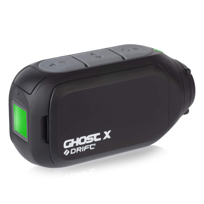 Drift Ghost X kamera sportowa – bateria do 8 godzin, HD 1080 p, soczewka obrotowa, tryb kamery rozdzielczej, etykietowanie wideo, WiFi, opcjonalny mikrofon zewnętrzny, elegancki kształt