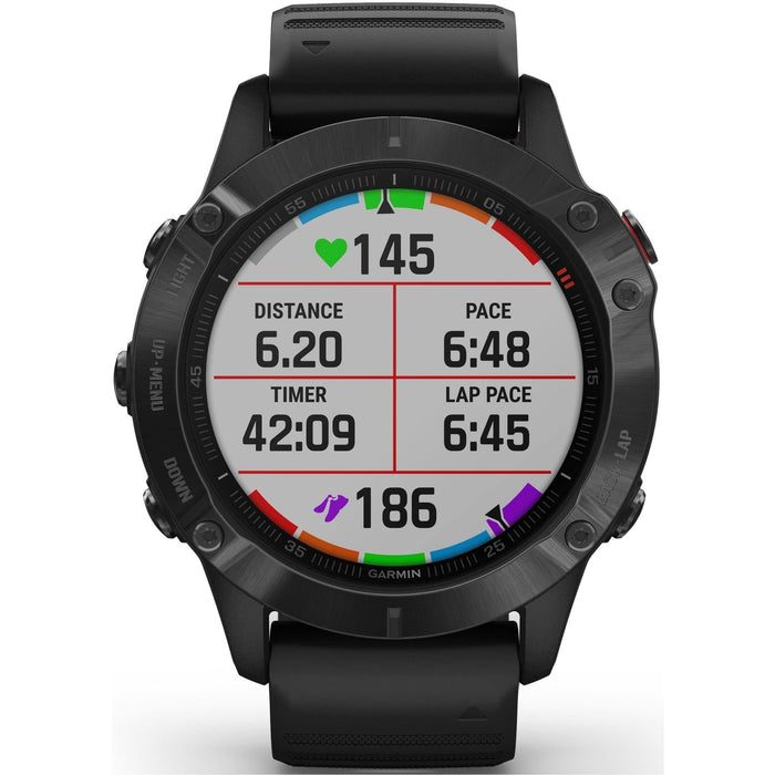 Garmin Fenix 6 Pro multisportowy zegarek GPS, czarny