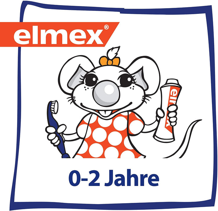 szczoteczka do nauki elmex z pastą do zębów dla dzieci elmex 12 ml, 0-2 lata, mieszany, 1 sztuka