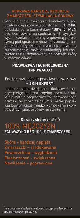 DERMIKA 100% FOR MEN Krem wygładzający 40+ 50ml