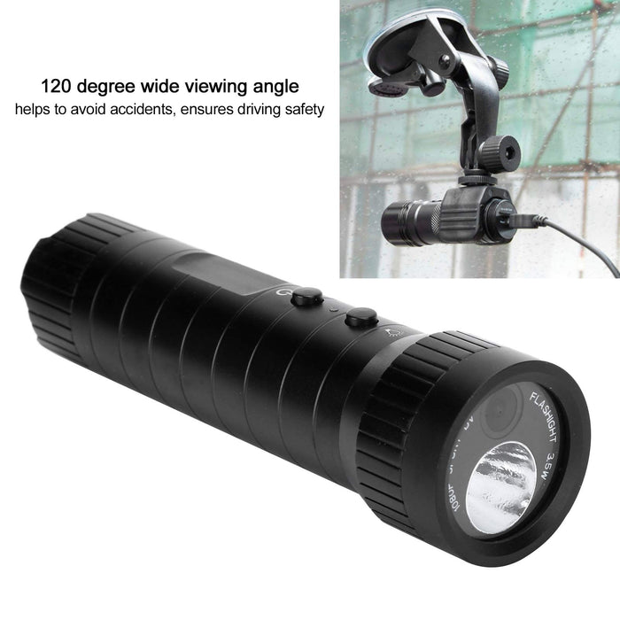 Bike Sports DV Recorder, latarka Sport Camera Stylowy wygląd Kompaktowy rozmiar do uprawiania sportów na świeżym powietrzu do nagrywania wideo do jazdy na świeżym powietrzu