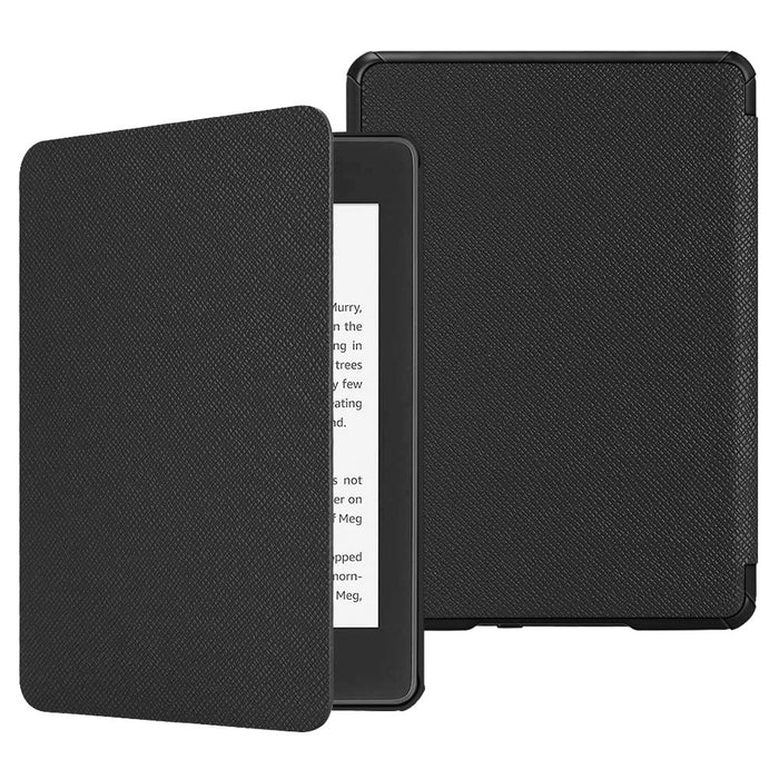 Fintie Folio etui do Kindle Paperwhite (wszystkie generacje 2012-2018) - sztuczna skóra pokrowiec ochronny pokrowiec z funkcją automatycznego usypiania/budzenia do Amazon Kindle Paperwhite eReader, czarny