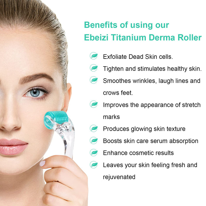 Derma roller z 192 igłami, system mikroigieł, przeciwstarzeniowy, przeciw trądzikowi, rozstępom, cellulicie, utratą skóry, wypadaniu włosów