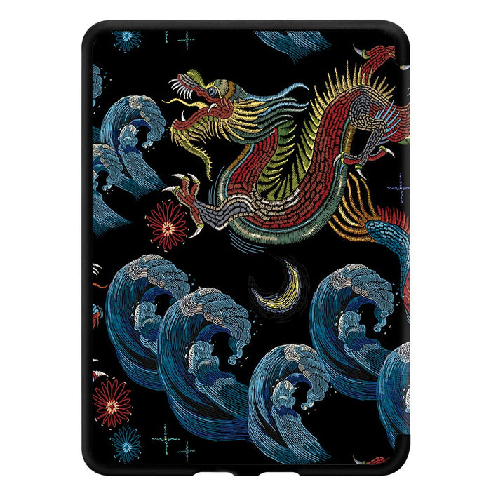 Huasiru Painting Case for All-New Kindle (10th Gen - 2019 Release only—Will not fit Kindle Paperwhite or Kindle Oasis), Black Dragon