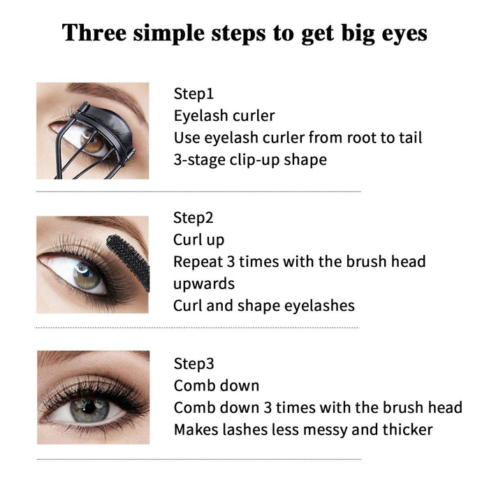 Magic Skinny tusz do rzęs,Długotrwały tusz do rzęs na przerzedzone rzęsy - Wodoodporny tusz do rzęs Volume and Length Thrive Eye Cosmetics, Natural Eyelash Mascara Black Ortuh