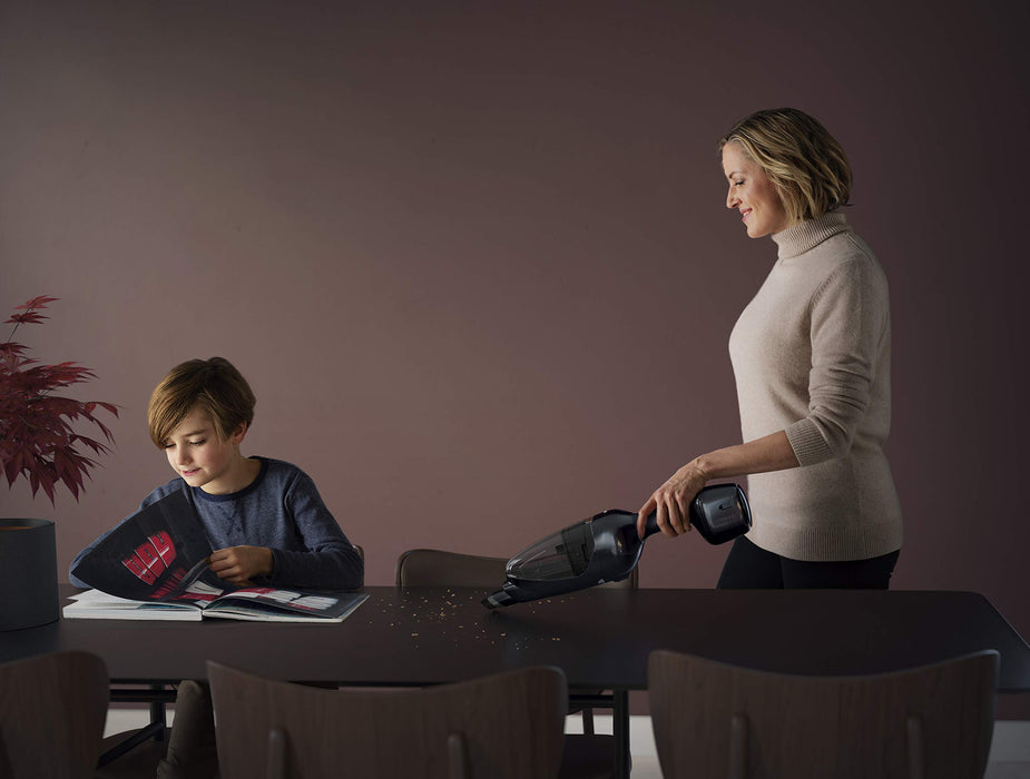 Electrolux Pure Q9 Odkurzacz bezprzewodowy 2w1,Do 50 min pracy, 21,6V, 3 prędkości, Funkcja automatycznego czyszczenia szczotki, W zestawie szczelinówka i szczotka do kurzu,PQ91-40GG,Szary