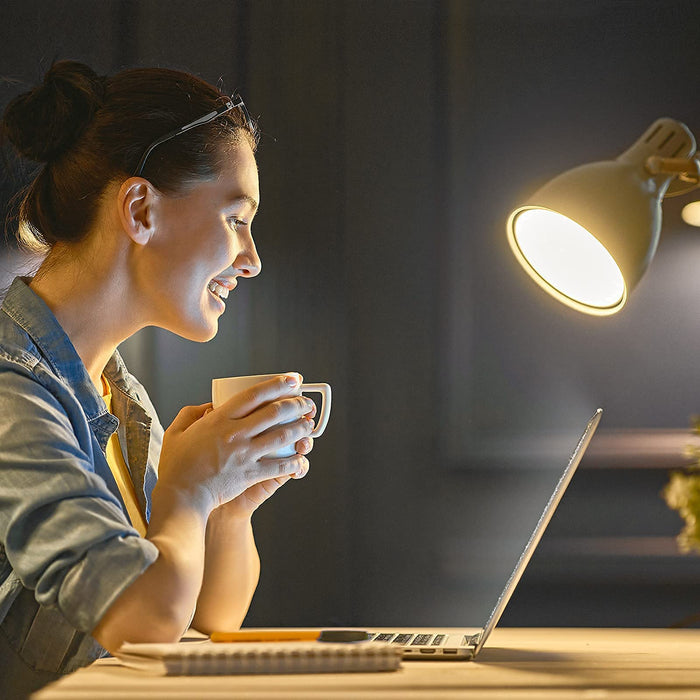 LE Żarówka LED E27, 3,8 W, 250 lumenów, 2700 kelwinów ciepła biel odpowiada żarówce 25 W, kąt świecenia 180°, opakowanie 5 sztuk