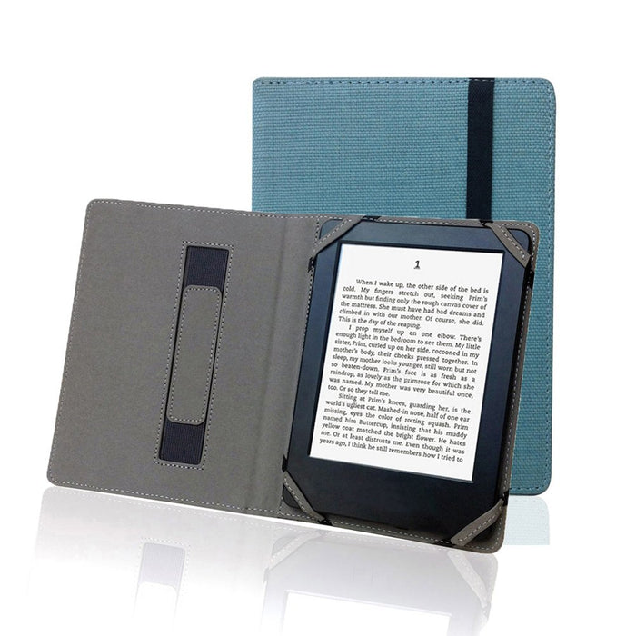 ENJOY-UNIQUE Naturalny lniany pokrowiec do czytnika e-booków 6“, uniwersalny, jutowy pokrowiec do czytnika e-booków Sony/Kobo/Tolino/Pocketbook 6“ czytnik e-booków