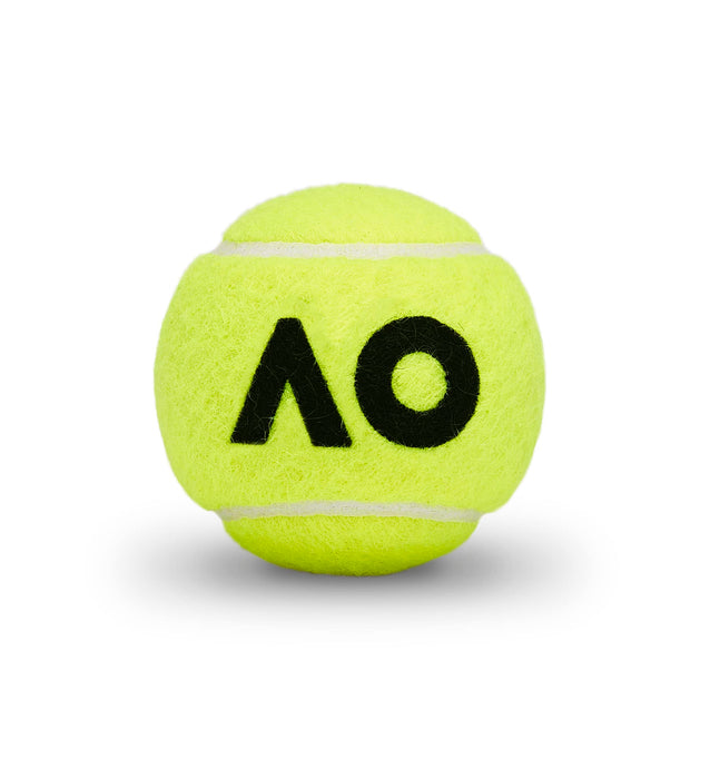 Dunlop Sports Unisex-Dorosły Australian Open 601355 Piłki do Tenisa, Żółty, 4 Sztuki