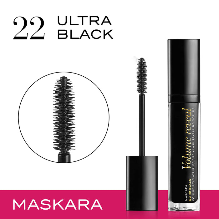 Bourjois Volume Reveal Ultra Black intensywnie czarny tusz do rzęs nr 22