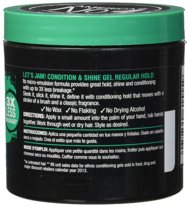 Let's Jam Shining & Cond. Gel 4.4 Oz Regular Hold
