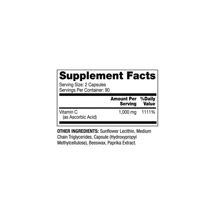 Dr. Mercola, Liposomalna witamina C, 180 kapsułek