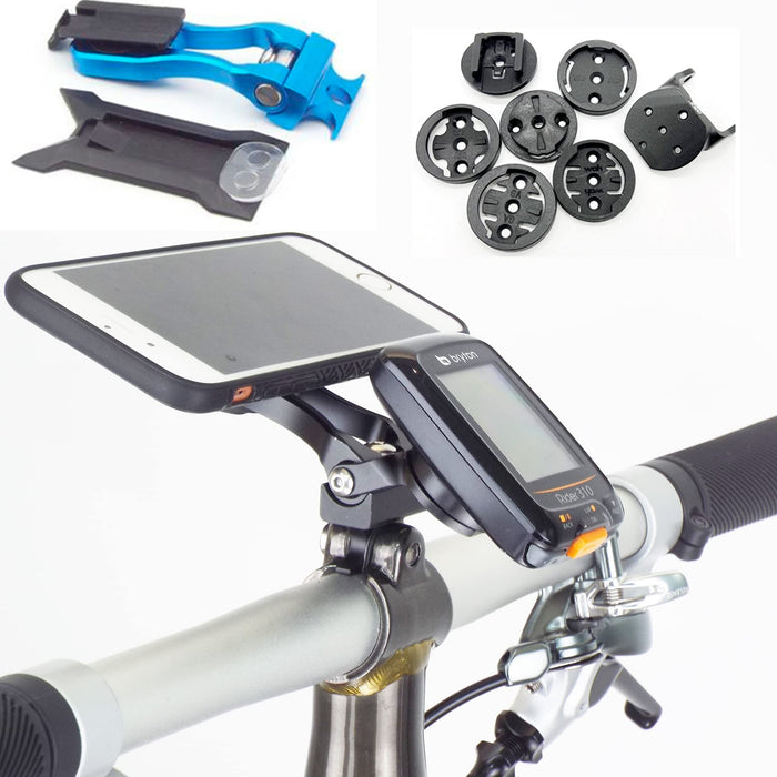 Uchwyt na telefon + komputer do BROMPTON Blue