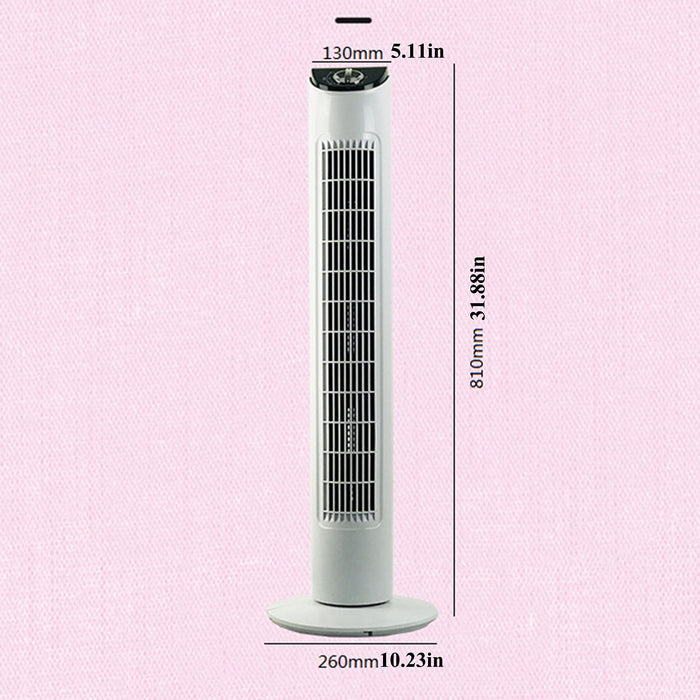 wentylator stojący Mechaniczne Wirowanie Wentylatora Wieżowego Cyrkulacja Powietrza Bez Rozrządu 3 Prędkości Bezłopatkowy Wentylator Podłogowy Stabilne Podwozie Wentylator Małego AGD