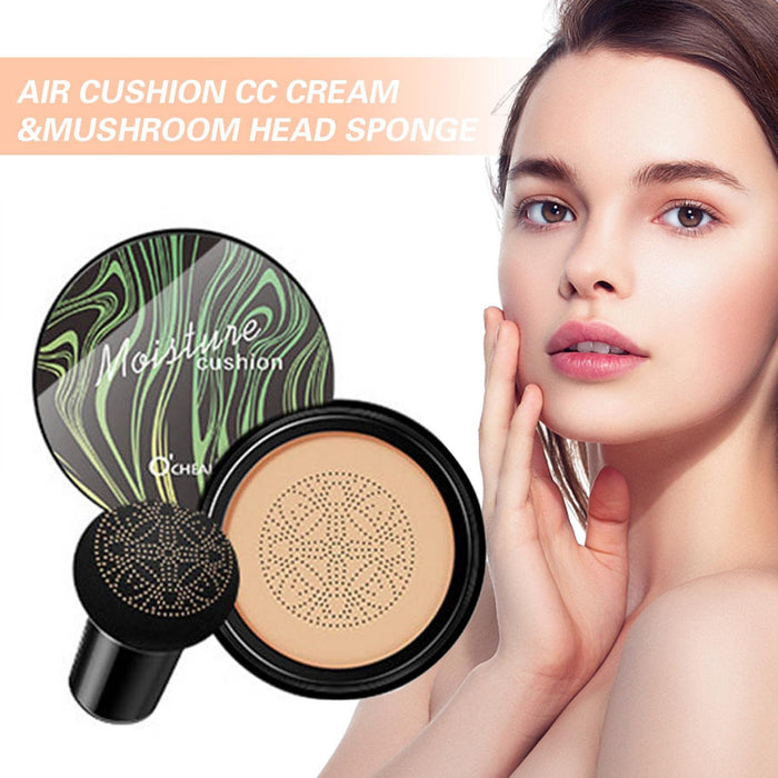 Fundacja Grzybowa Głowa - Mushroom Head Air Cushion CC Cream | Długotrwała wodoodporna baza pod podkład do naturalnego makijażu nago, nawilżający podkład w korektorze rozświetlającym Hjkj