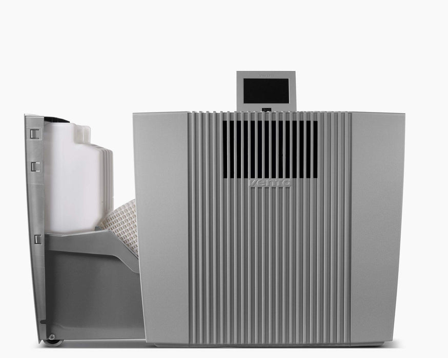 Venta Oczyszczacz powietrza AW902 Professional, higieniczne nawilżanie powietrza przez pranie powietrza, bez filtra, bez mgły, do pomieszczeń do 120 m², szary