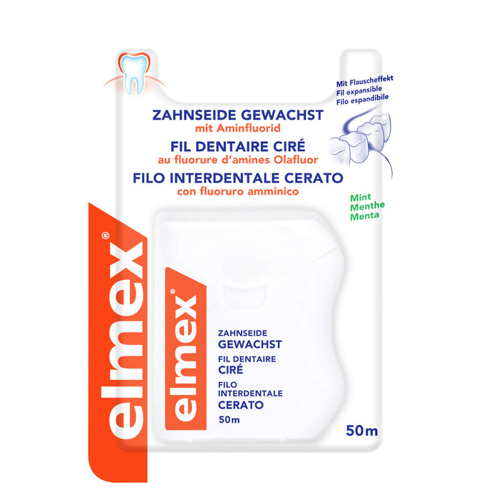 Elmex 159909 nici dentystyczne, woskowane, opakowanie 1 szt.