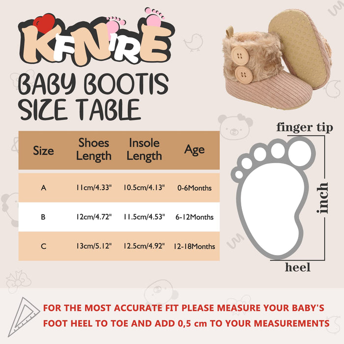 Przytulne polarowe buciki dziecięce z bawełnianą podszewką, antypoślizgowe i miękkie podeszwy buty dla noworodka 0-18 miesięcy skarpety buty unisex kapcie dziecięce zimowe ciepłe buty