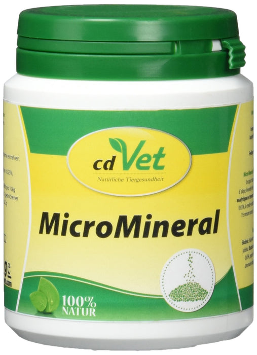 cdVet MikroMineral dla psa i kota 1000 g - suplement diety dla zwierząt domowych z minerałami i pierwiastkami śladowymi, takimi jak magnez i wapń oraz witaminy