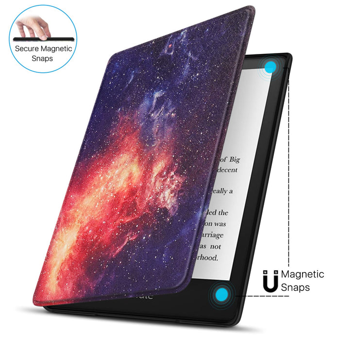 TNP etui ochronne do Kindle Paperwhite 2021 6,8 cala 11 generacji/Kindle Paperwhite 2021 Signature Edition, etui i etui do czytania Kindle Paperwhite, kolor Drogi mlecznej