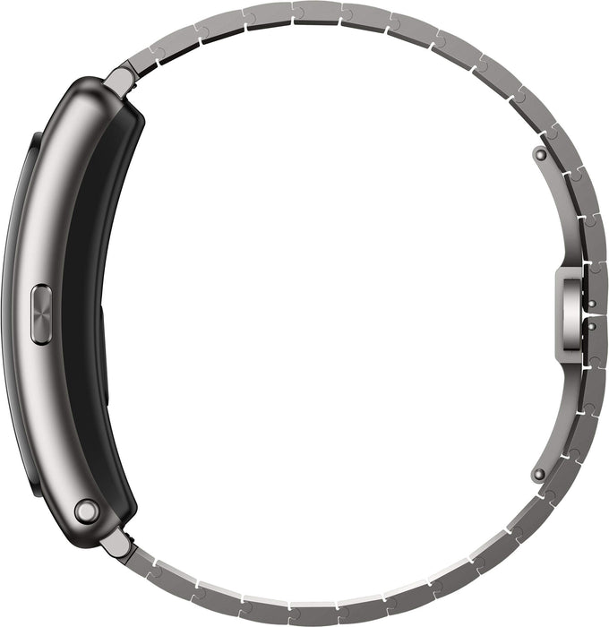 Huawei TalkBand B6 Elite z odłączanymi słuchawkami Bluetooth, tracker aktywności z bransoletą Link - Metal - Wyświetlacz 3,9 cm (1,53") Tytanowoszary