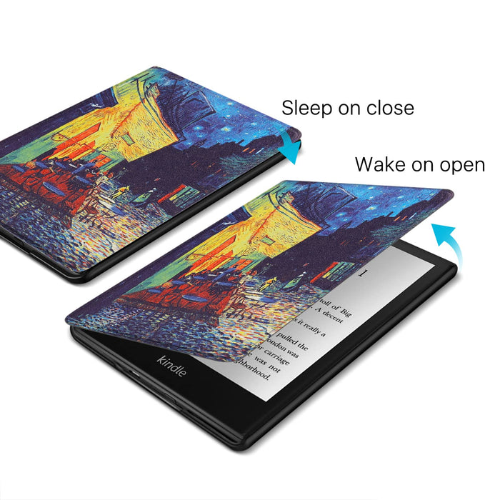 TNP etui ochronne do Kindle Paperwhite 2021 6,8 cala 11 generacji/Kindle Paperwhite 2021 Signature Edition, etui i etui do czytania Kindle Paperwhite, kolor nocnej kawy