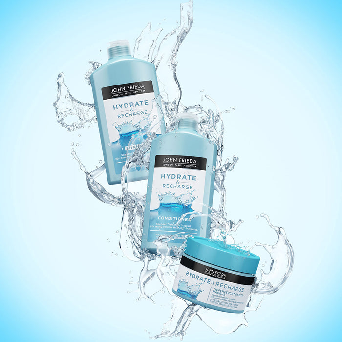 John Frieda Hydrate & Recharge - Szampon - Działa głęboko, 1 opakowanie (1 x 250 ml)