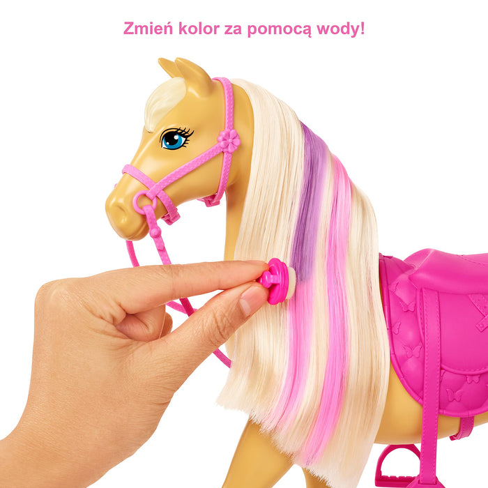 Barbie Lalka i Pielęgnacja Koni, Wielokolorowy, Od 3 lat, GXV77