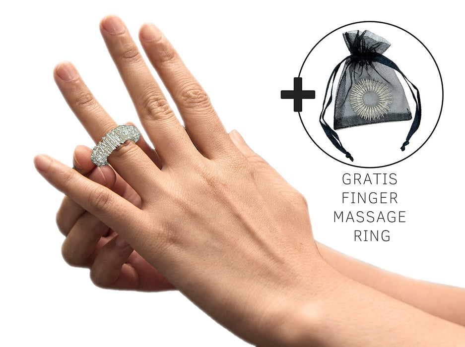 PALOTO® [Oryginalny] Szczotka do szamponu premium – silikonowa szczotka do masażu głowy do ręcznego masażu skóry głowy – gratis pierścień do masażu palców – stymuluje wzrost włosów, działa przeciwko łupieżowi