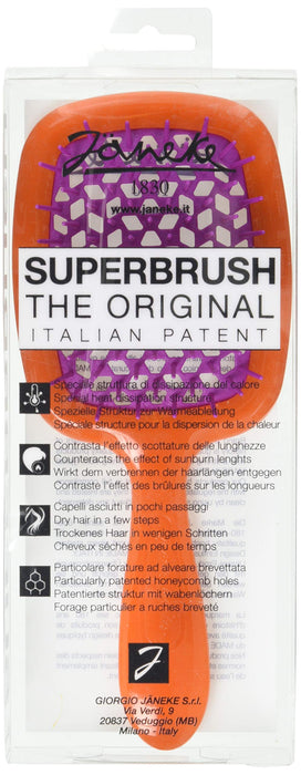 Jäneke Superbrush pomarańczowy z jeżykiem Fuxia - 55 g