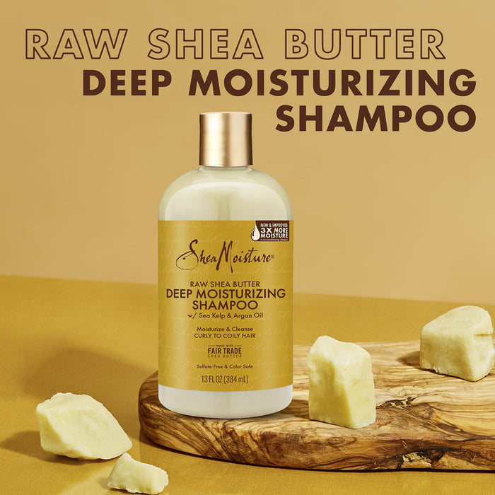 Shea Moisture Raw Shea Butter Moisture Retention Shampoo, 1 opakowanie (1 x 384 ml)