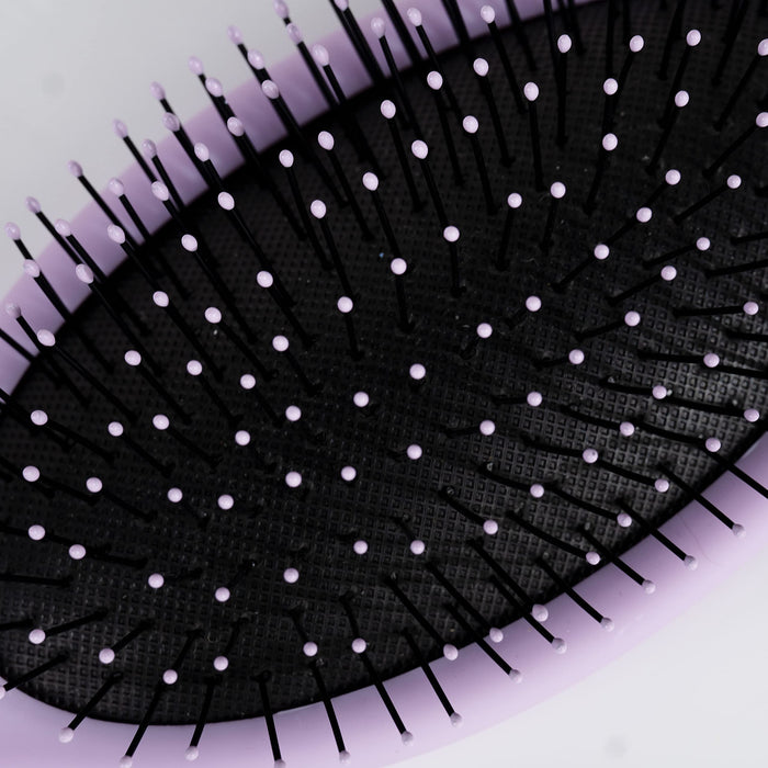 Brushworks Professional Oval Detangling Hair Brush - Purple